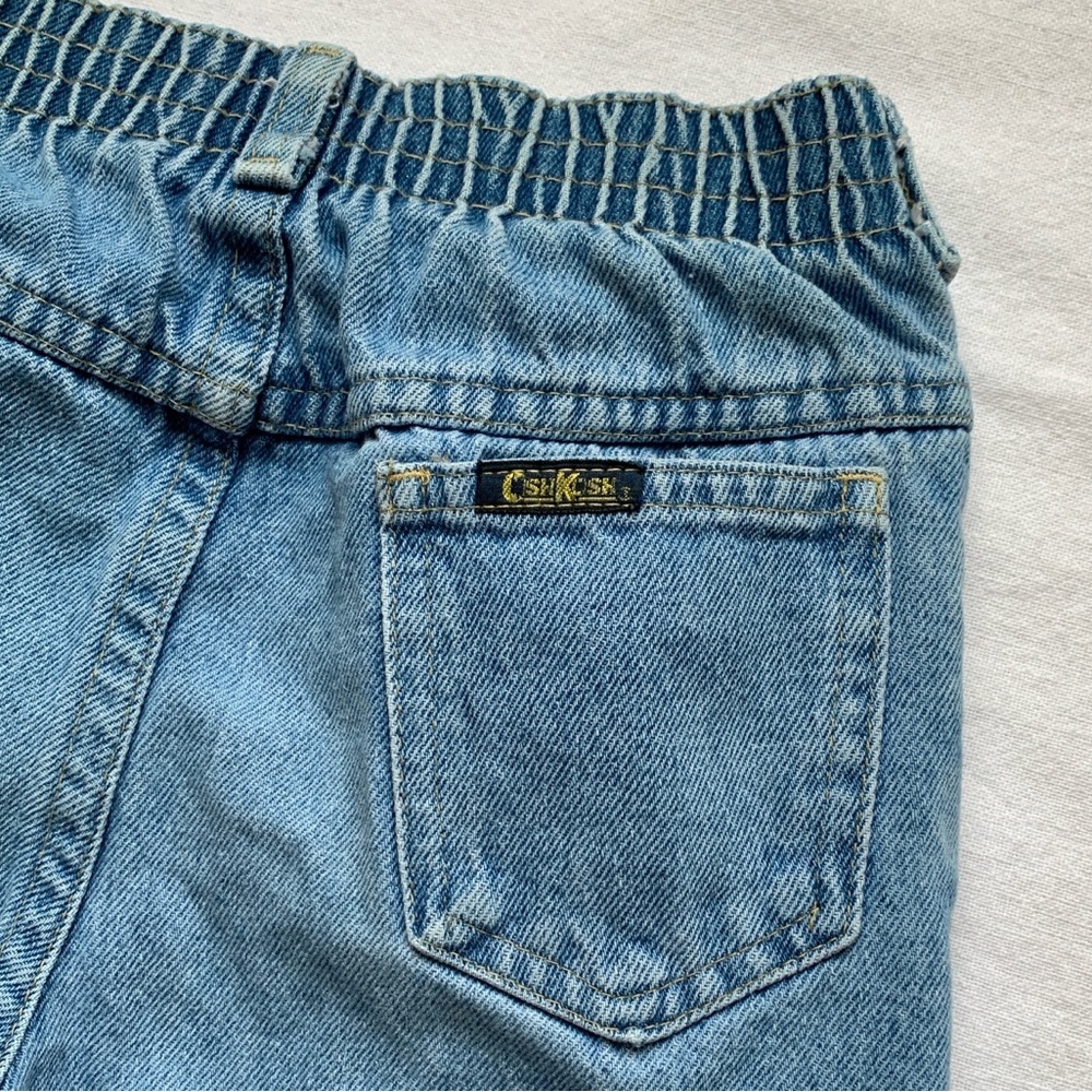 Vintage Oshkosh B’gosh 100% Cotton Blue Jeans / Sturdy Denim Pants / size 7R - Picture 4 of 12